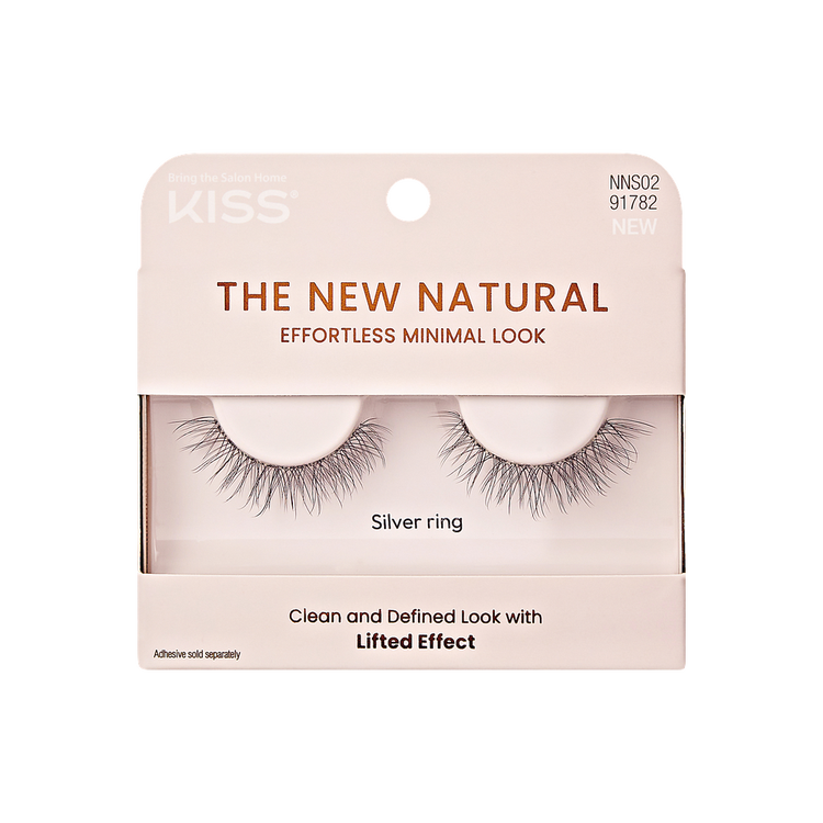 The New Natural Pestañas de tira natural con volumen uniforme