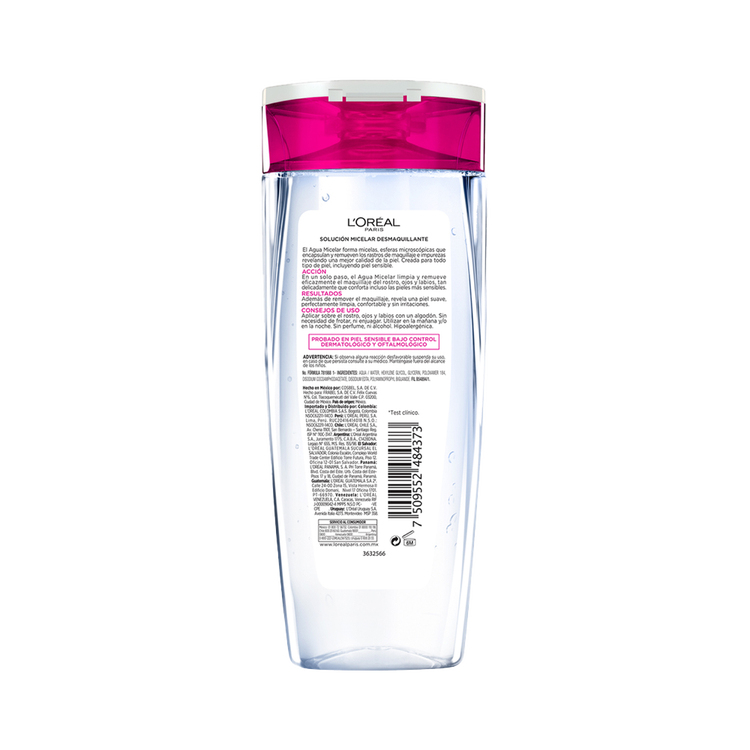 L'Oreal Paris Agua Micelar Suero facial limpiador y desmaquillante