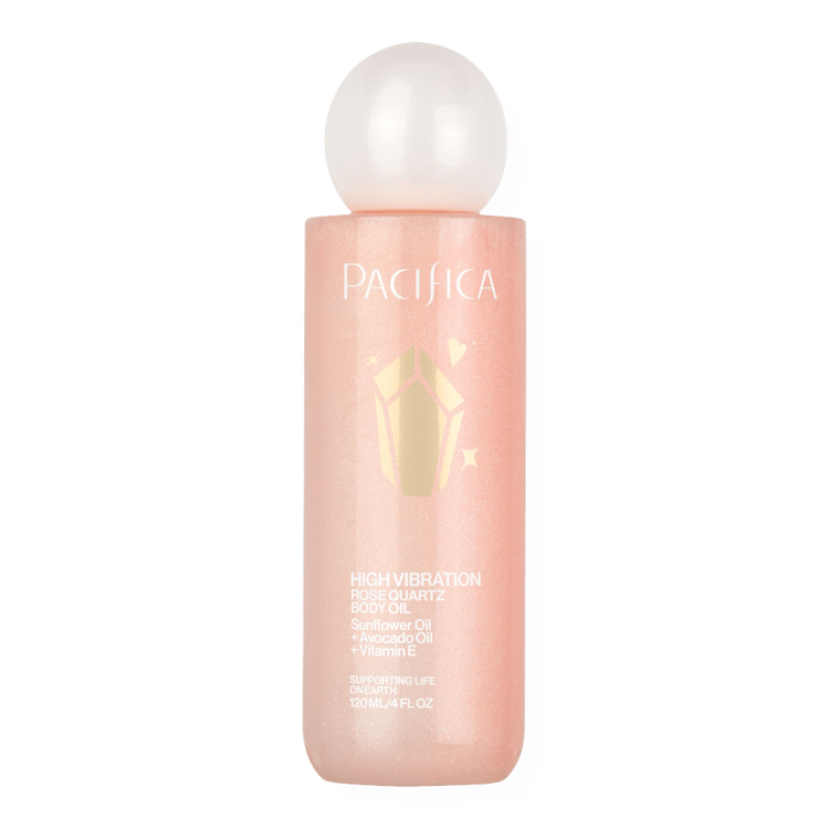 High Vibration Rose Quartz - Aceite corporal, hidratación profunda