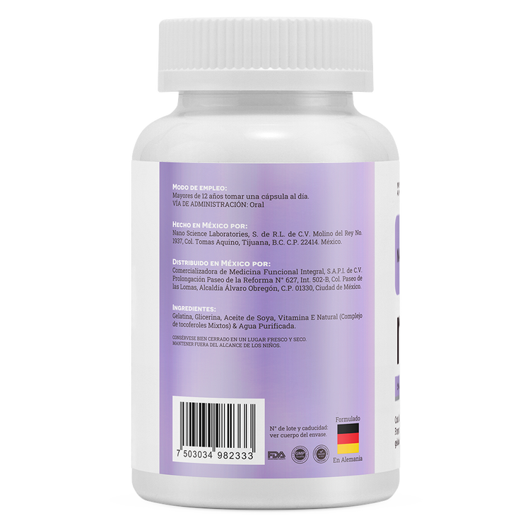 Natural E - Cápsulas, Vitamina E