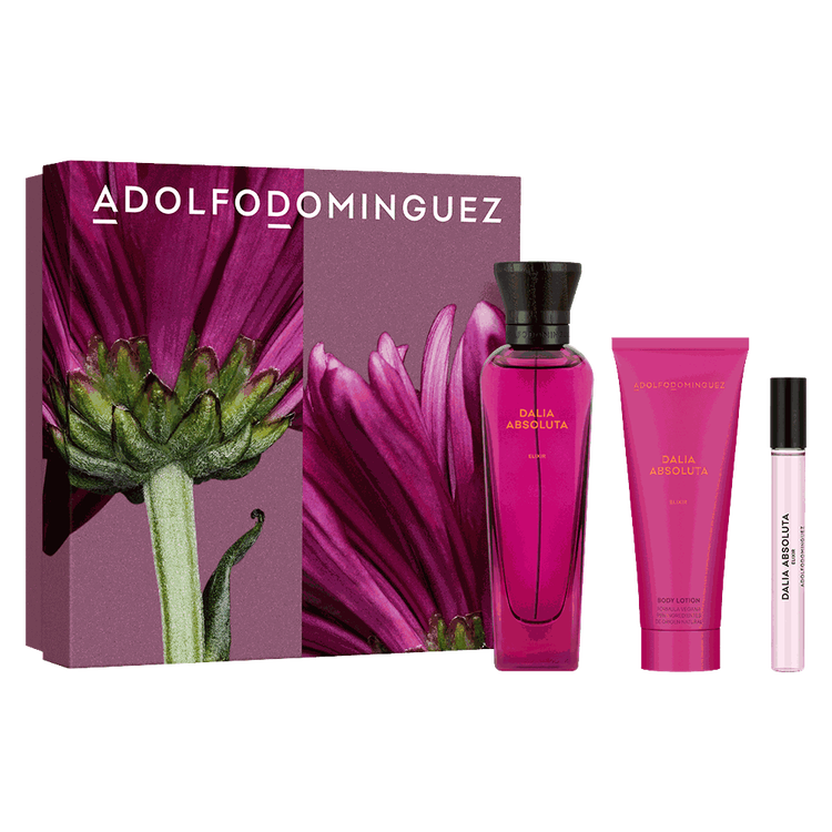Dalia Absoluta - Set de regalo, parfum 120 ml + 10 ml + loción corporal 75 ml