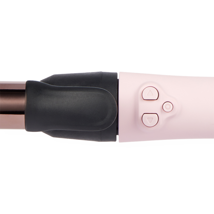 Le Pirouette Titanium Rotating Curling Iron Tenaza combate el frizz