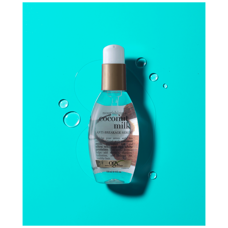 OGX Nourishing Coconut Milk Anti-Breakage - Aceite capilar, anti-quiebre