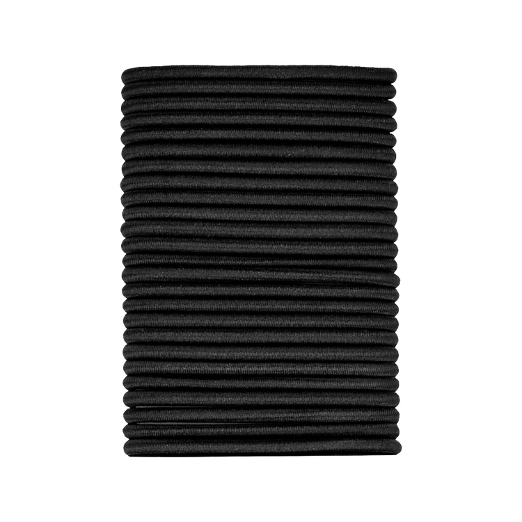 Scunci - Ligas elásticas negras libres de metal