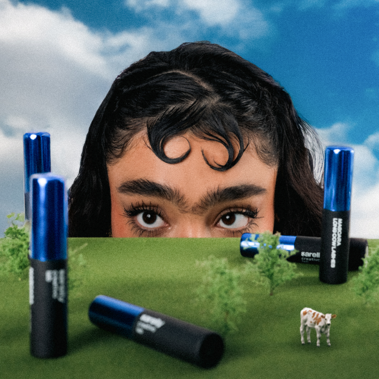 Long Cow Lashes Mini - Máscara para pestañas waterproof alargadora, versión mini, 6 gr