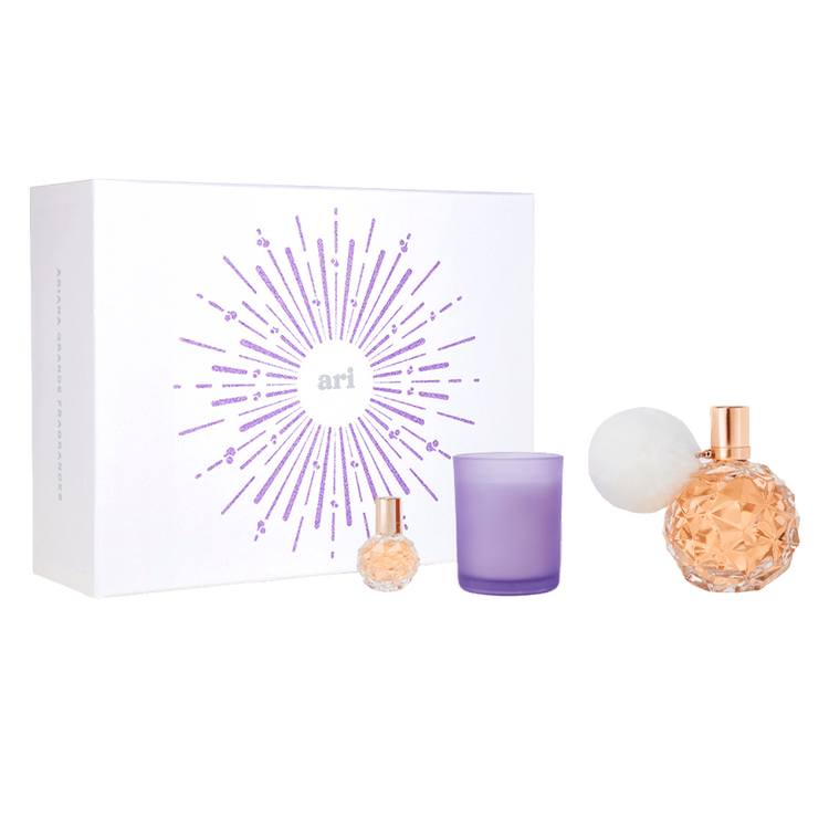 Ari by Ariana Grande - Set de regalo, Eau de Parfum 100 ml + vela + mini