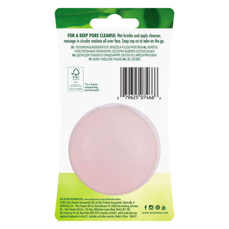 Eco Tools Deep Cleansing - Cepillo, para limpieza facial