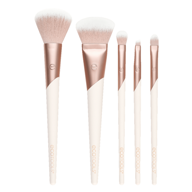 Ecoluxe Natural Elegance - Kit de brochas, para maquillaje
