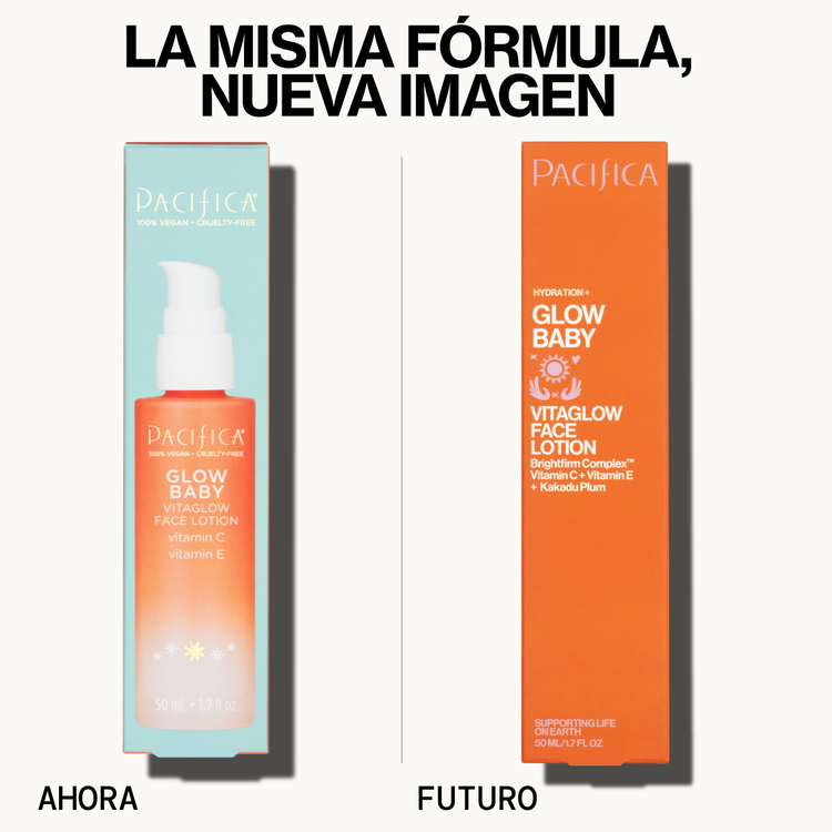 Glow Baby VitaGlow - Loción facial, ilumina e hidrata la piel