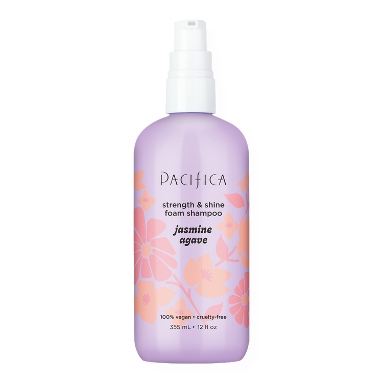 Jasmine Agave Strength + Shine Foaming - Shampoo. limpieza profunda