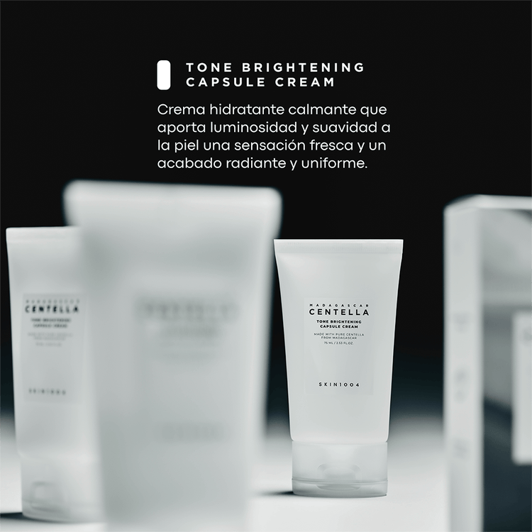 Madagascar Centella - Crema facial hidratante, acabado radiante y uniforme