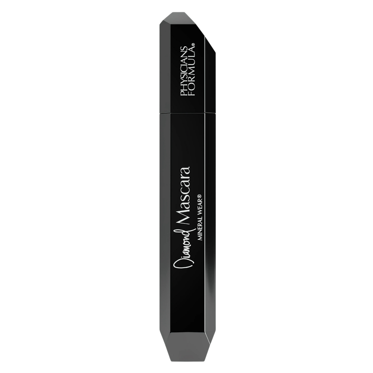 Mineral Wear Mascara Black Diamond Mascara de pestañas con polvo de diamante