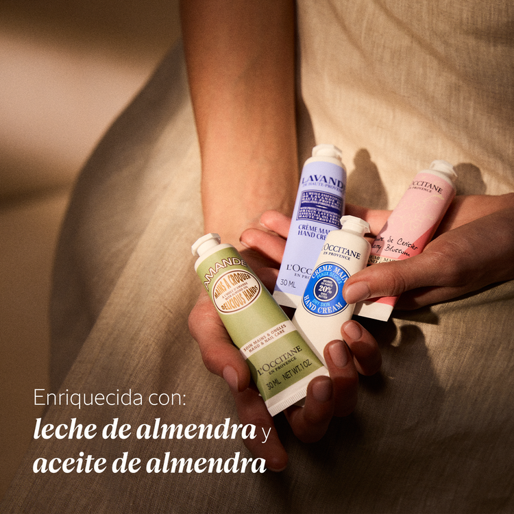 Crema de manos, hidrata, nutre y suaviza
