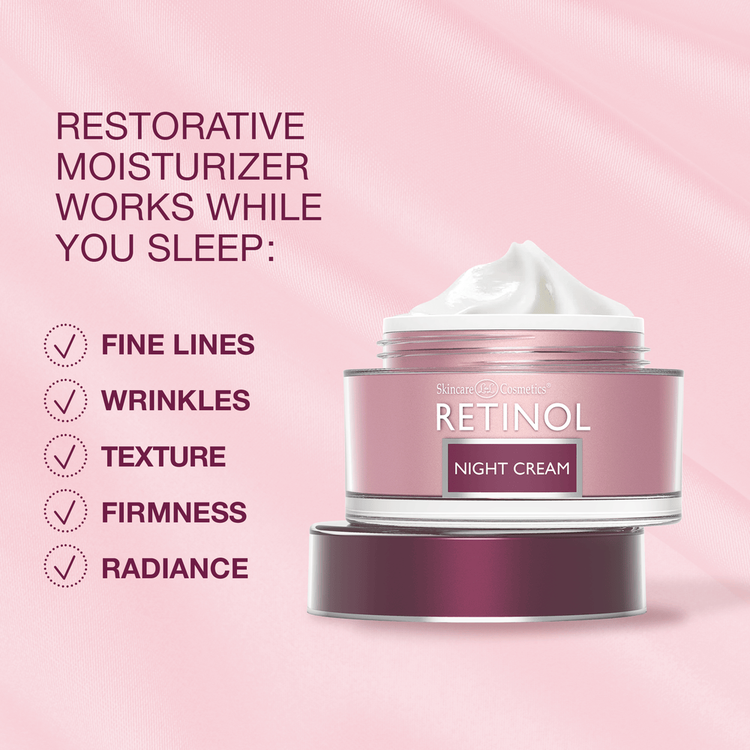 Retinol Crema facial con protector solar antiedad - spf 21