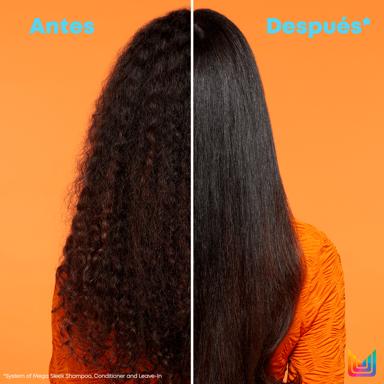 Mega Sleek - Shampoo, controla frizz y encrespamiento