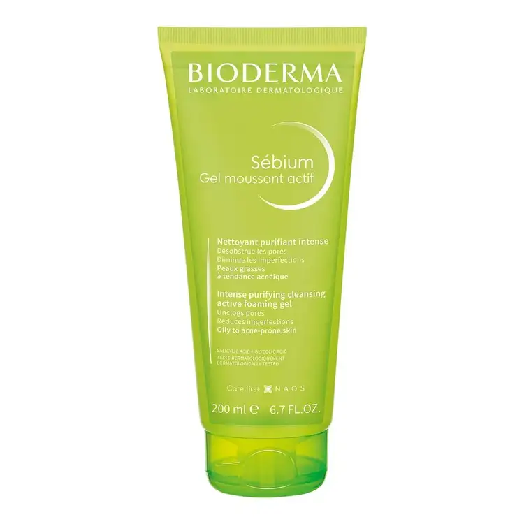 Sebium Gel moussant actif reduce los brotes y purifica profundamenre