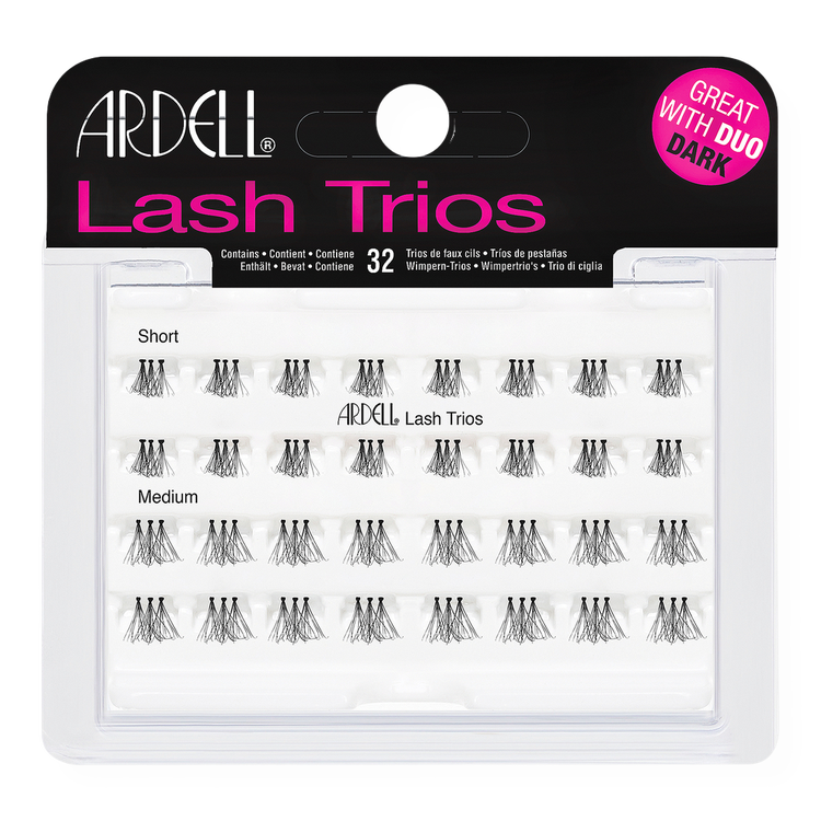 Trios Combination False Lash Individuals Pestañas postizas aplicación fácil y perfecta.