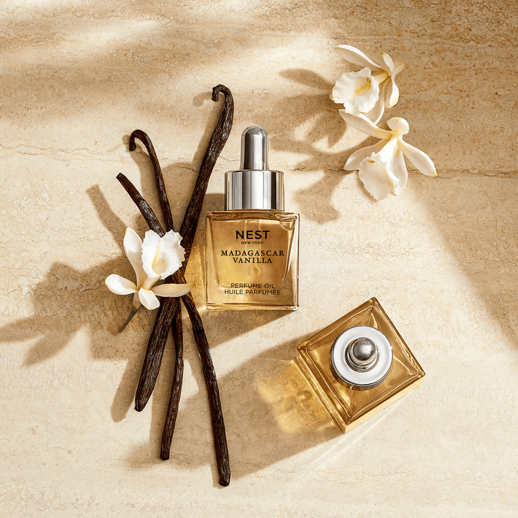 Madagascar Vanilla - Aceite de perfume, suavidad floral de la orquídea vainilla y un sutil toque de coco