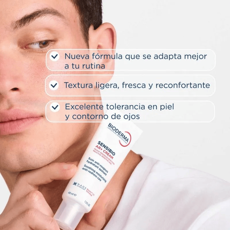 Sensibio AR+ Cream - Crema facial, calma y previene el enrojecimiento