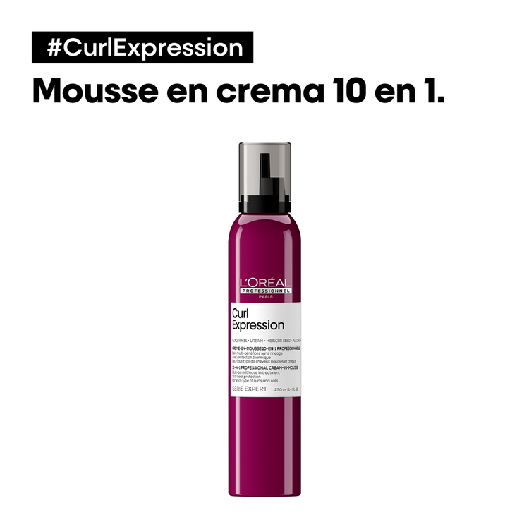 Curl Expression - Mousse, hidrata, fija y brinda cuidado