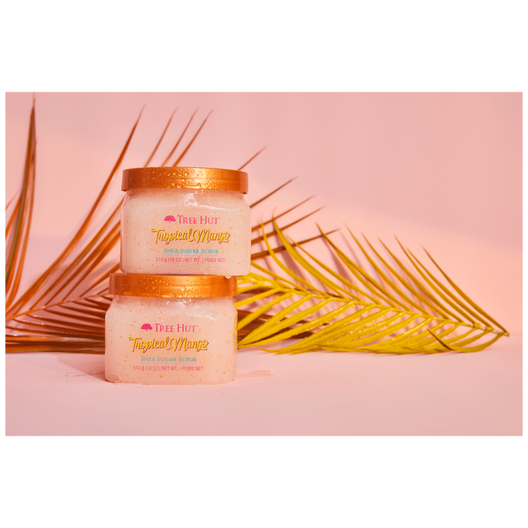 SheaSugarScrubTropicalMango-Exfoliantecorporal,dejalapielsuaveytersa