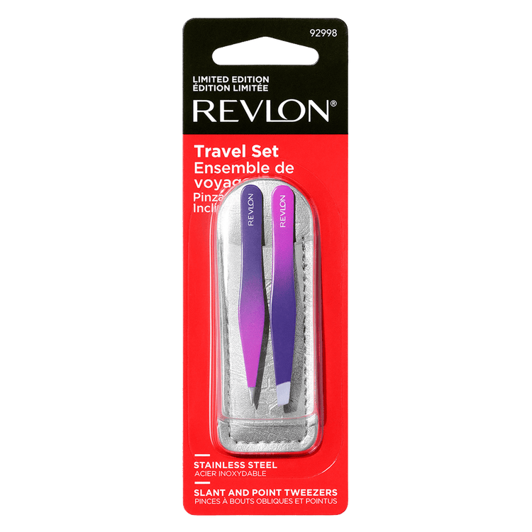 Revlon Bt Pinzas para cejas tamaño ideal para viaje