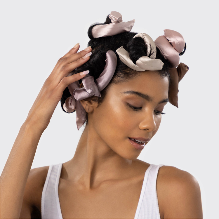 Rosewood Satin Flexi Rods Varillas rizadoras rizos y ondas sin calor