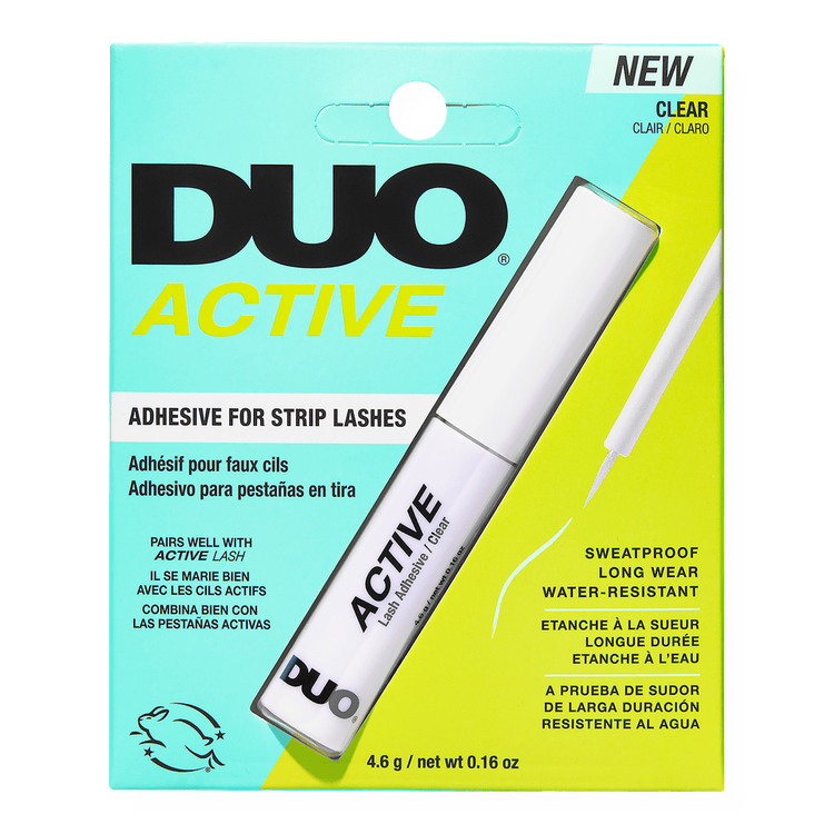 Clear Duo Active Strip Lash Adhesive Adhesivo transparente resistente al agua y sudor