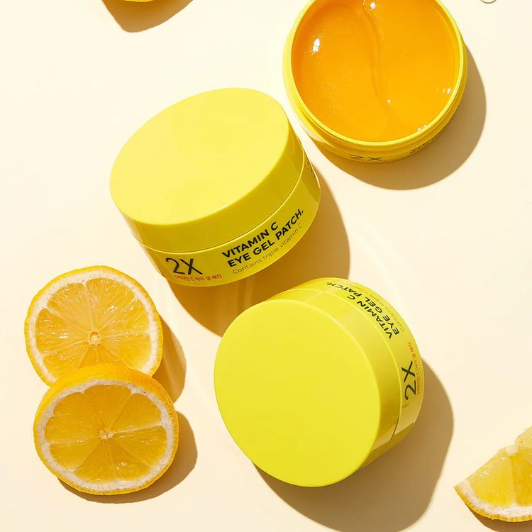 2X Vitamina C Parches de gel recuperan hidratación