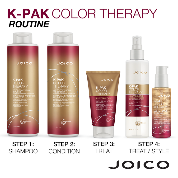 K-PAK Color Therapy Color-Protecting Shampoo elimina suciedad