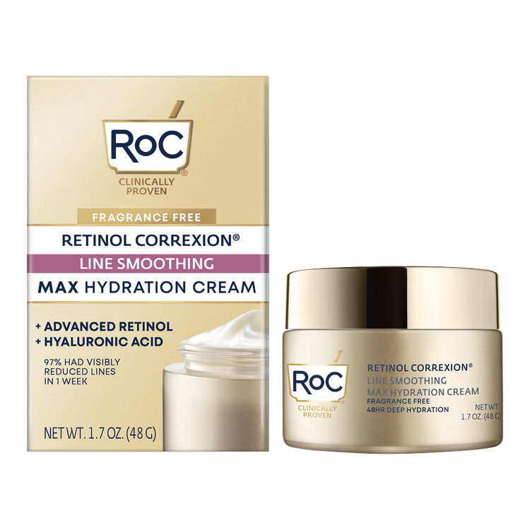 Retinol Correxion Max Daily Hydration Crema hidratante rellena y suaviza líneas de expresión