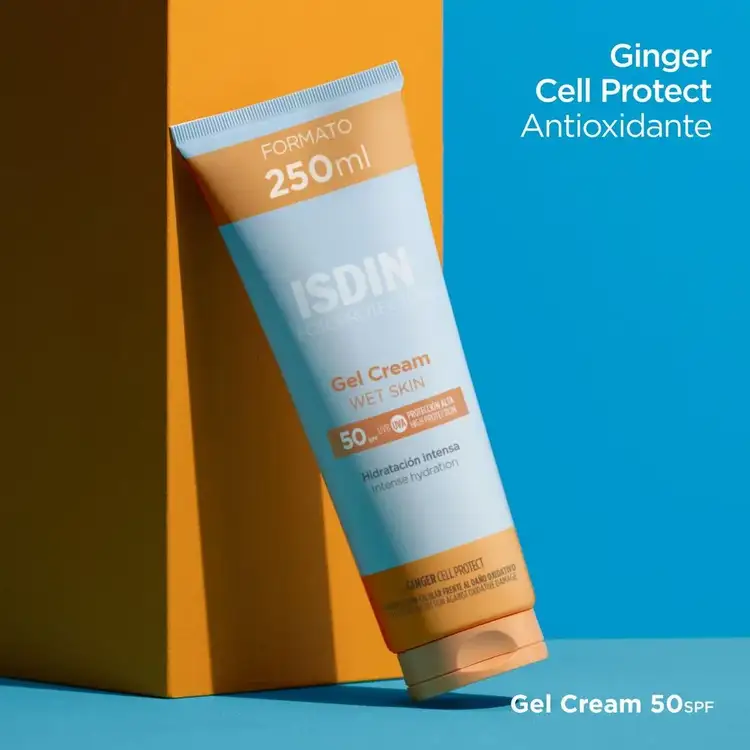 Gel Cream Wet Skin - Protector solar corporal, hidratación intensa