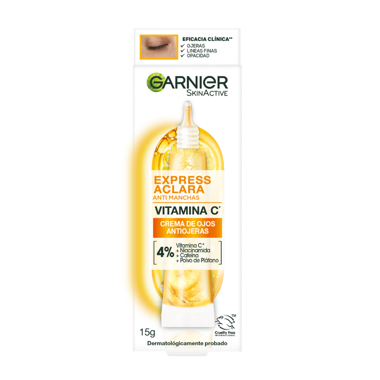 Garnier Skin Crema de ojos reduce ojeras y líneas de expresión