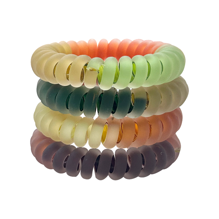 Scunci - Ligas spirals multicolor