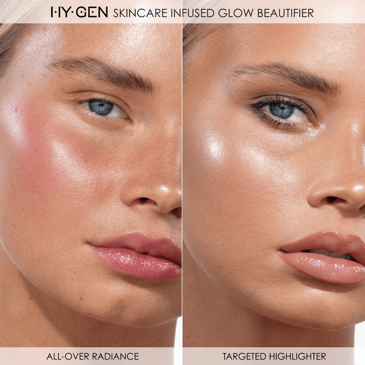 Hy-Gen Skincare Infused Glow Beautifier Polvo iluminador multifuncional polvo iluminador multifuncional.