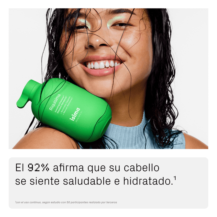 Riquísima - Shampoo Hidratante, repone la hidratación - 295 ml