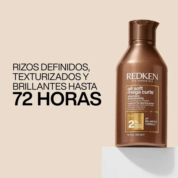 All Soft Mega Curls - Shampoo, para cabello rizado