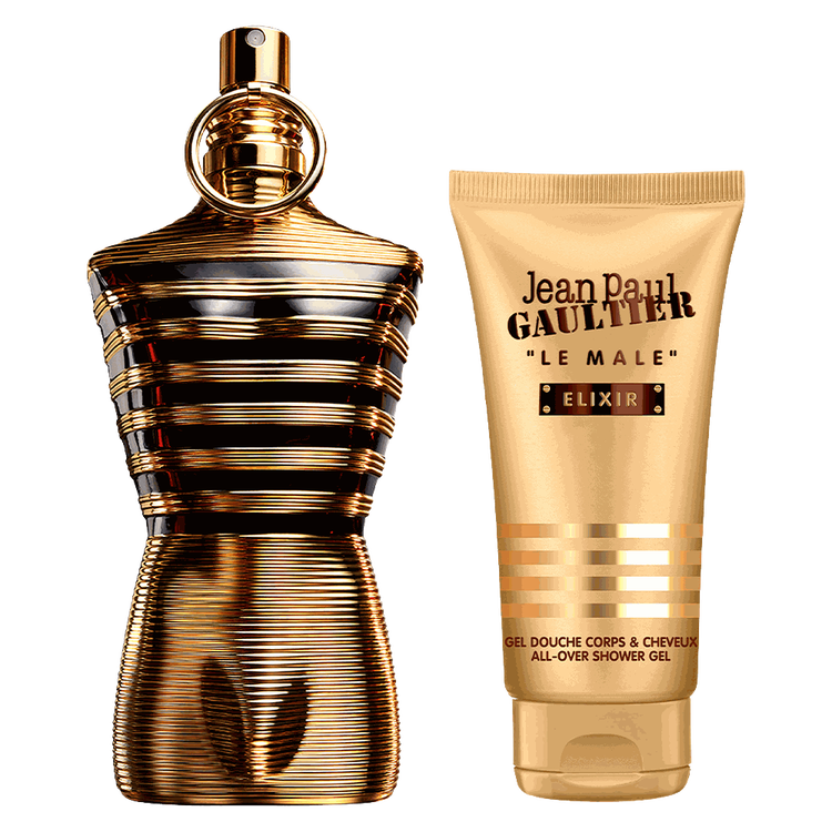 Le Male Elixir - Set de regalo, parfum 125 ml + All Over Body Shower