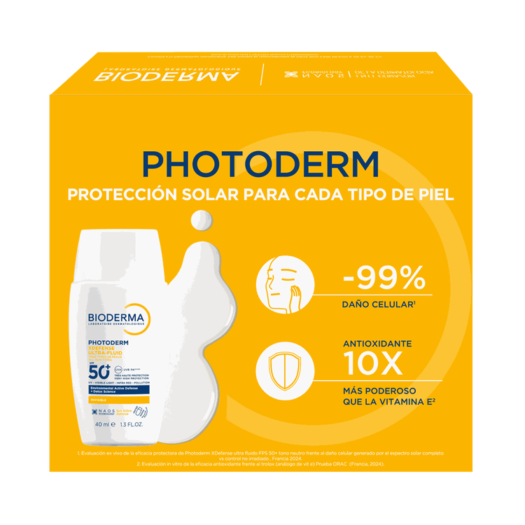 Photoderm Xdefense - Protector Solar Facial Photoderm Neutro + Sensibio Gel moussant, para todo tipo de piel