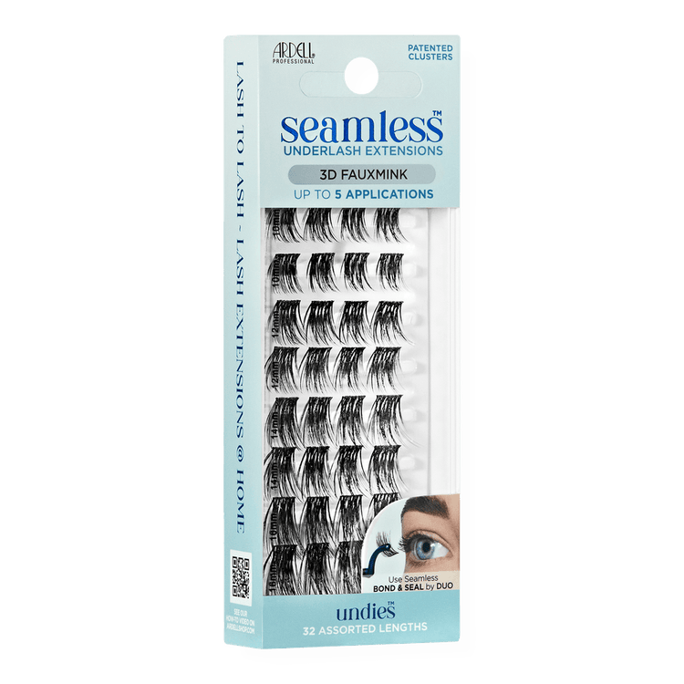 Seamless Undies Underlash Extensions Refill Extensiones de pestañas de look sintético extensiones suaves y ligeras para dormir.