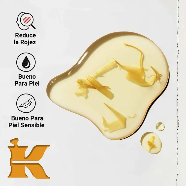 Calendula Herbal - Tónico facial, calma y refresca la piel