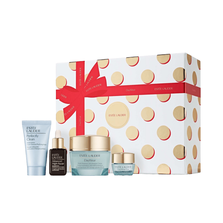 Hydrating Routine - Set de regalo, crema hidratante + limpiador en espuma + contorno de ojos + suero mini