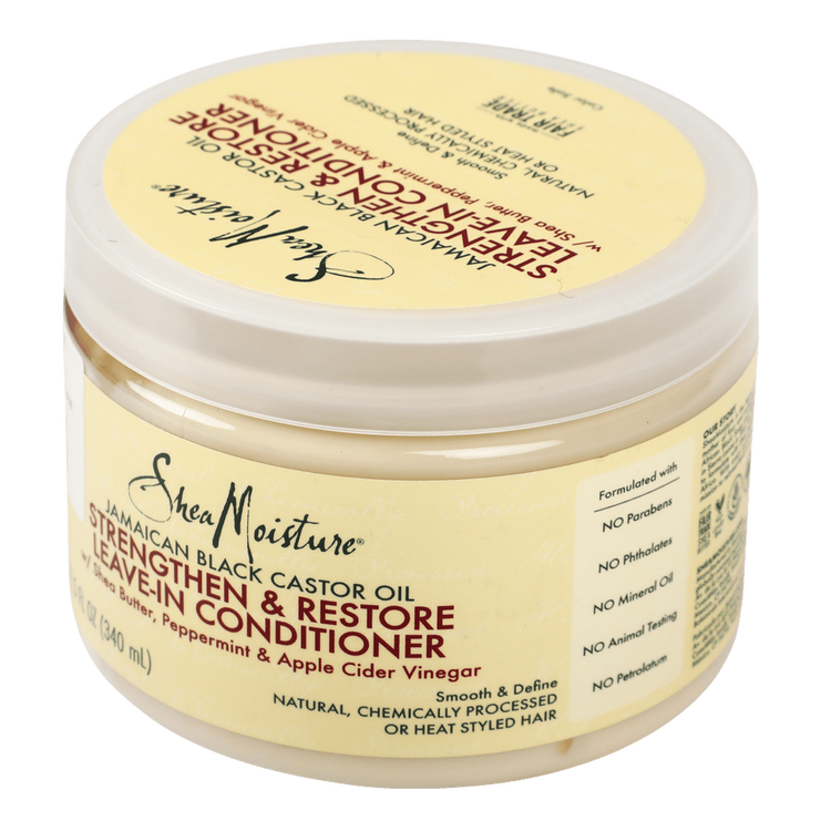 Jamaican Black Castor Leave in repara cabello dañado teñido o quemado