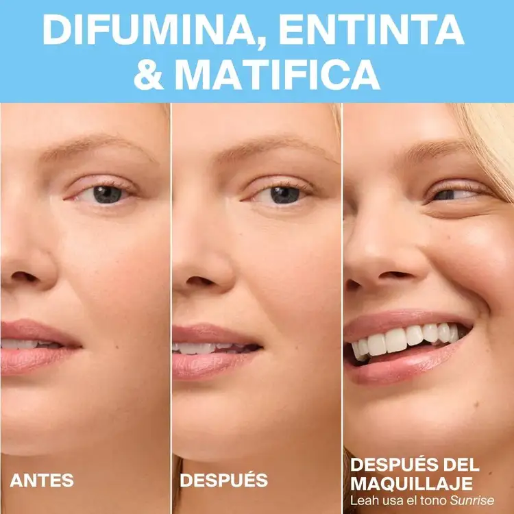 Mini Mineral Mattescreen Sunrise - Protector solar SPF 40, difuminable con acabado matificante