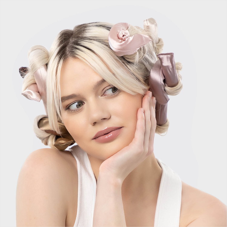 Rosewood Satin Flexi Rods Varillas rizadoras rizos y ondas sin calor