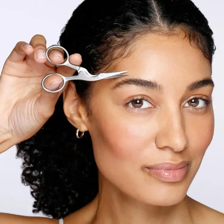 Brow Shaping Tijeras y brocha ideal para cejas