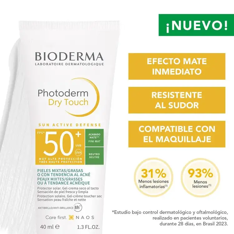 Photoderm Dry Touch - Protector solar, matifica y controla el brillo