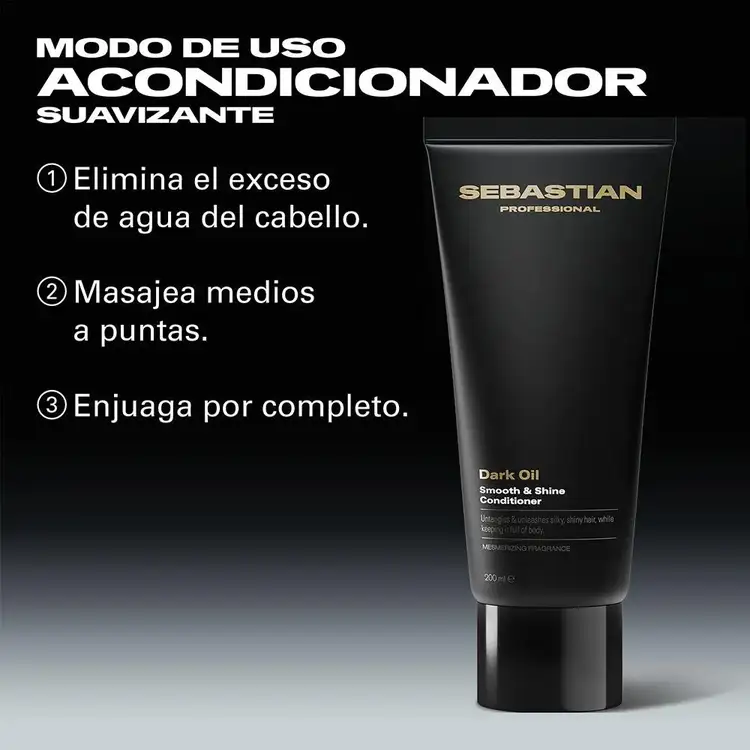 Dark Oil - Acondicionador, brillo y suavidad
