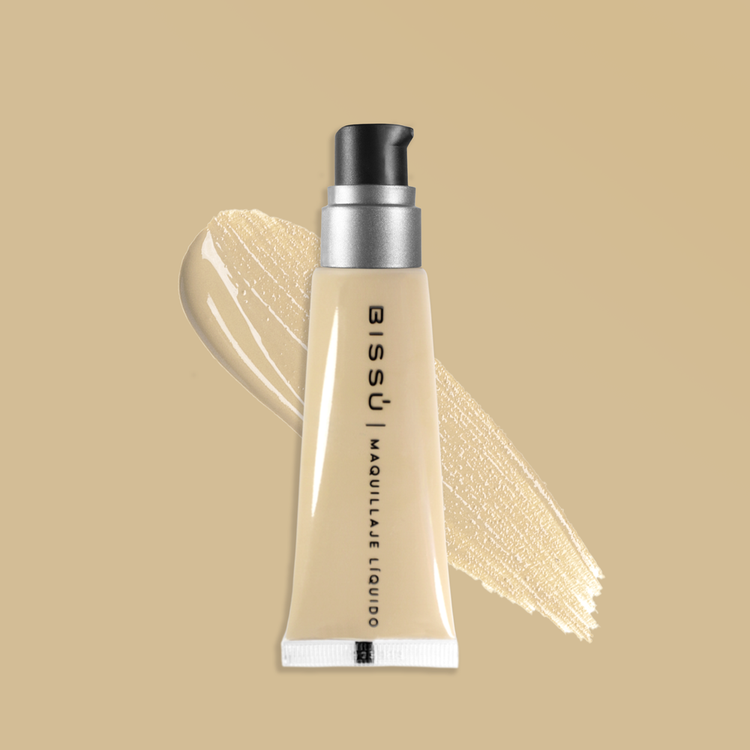 Base de maquillaje líquida, acabado hidratante