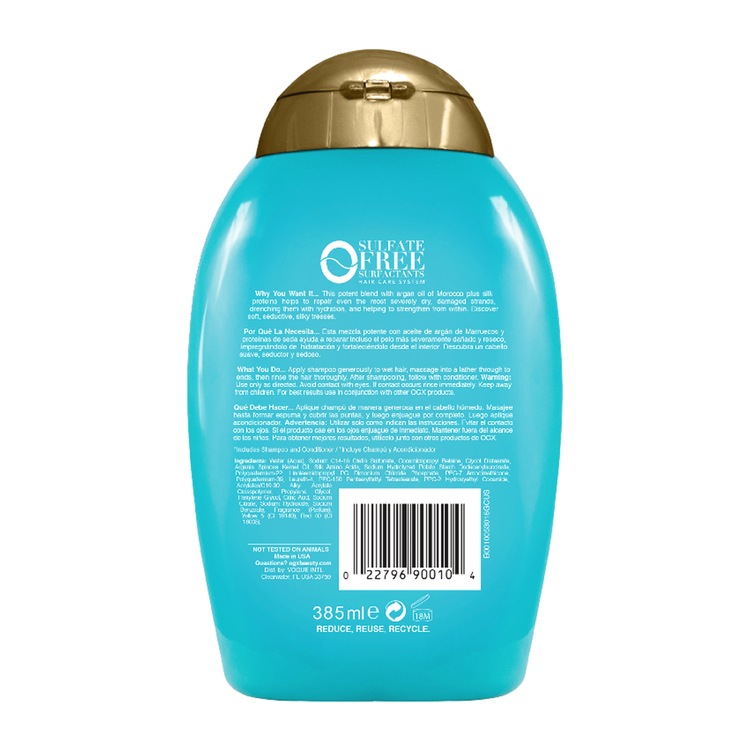 OGX Hydrate + Repair Argan Oil Of Morocco Extra Strength - Shampoo, hidratante y reparador